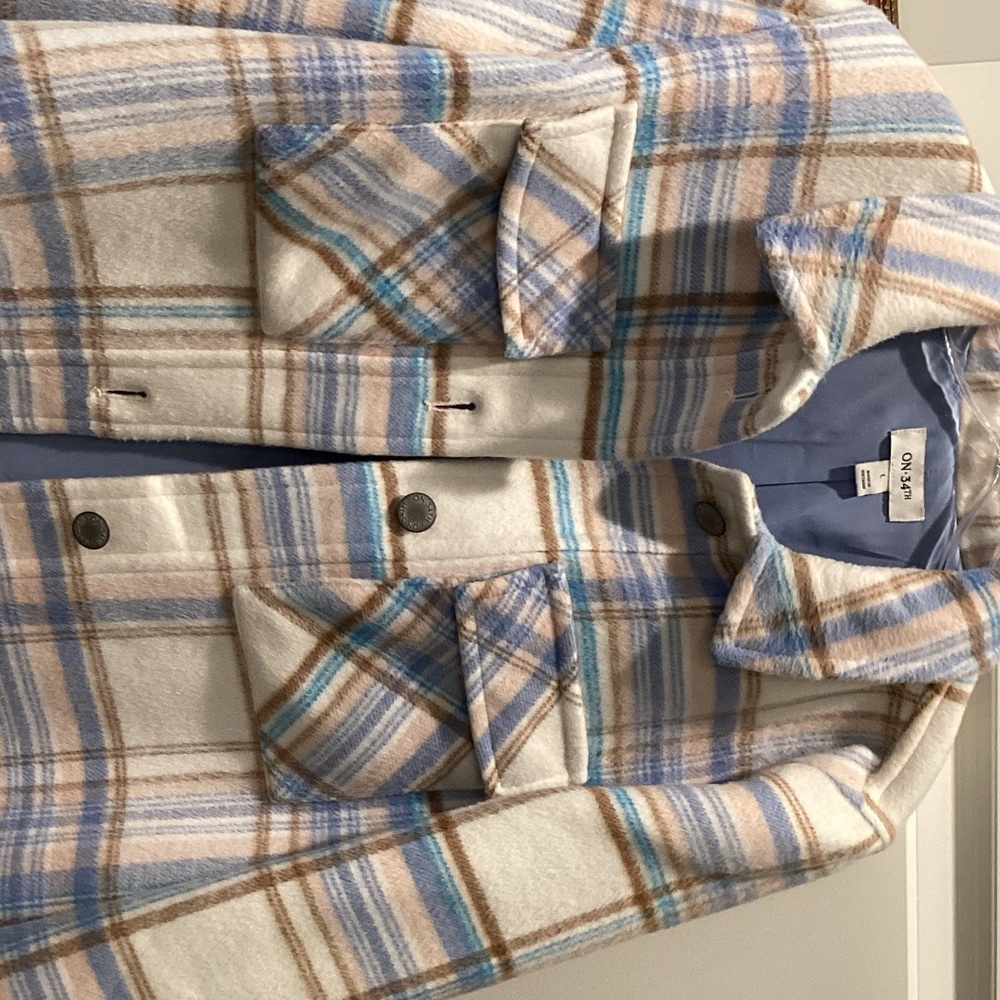 O.N.E. Women's Blue Plaid Jacket